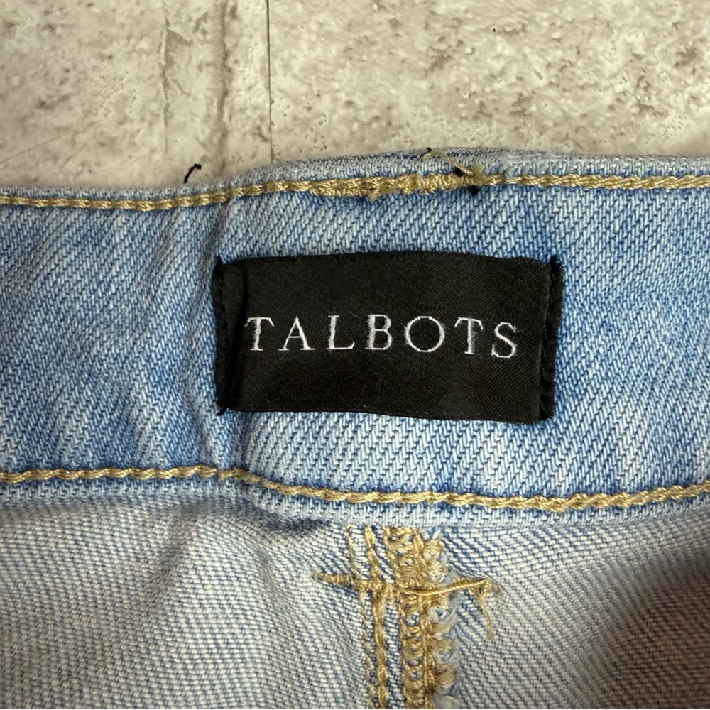 Talbots Women Relaxed Barrel Jeans Size 16 Carlina Wash Denim😍 - Picture 8 of 13